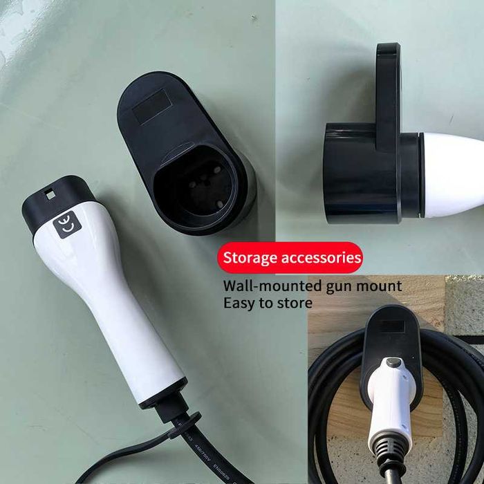Професионална SMART зарядна станция Type 2 22kW 32A WiFi RFID 5м . НОВА !