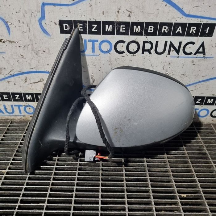 Oglinda stanga Volkswagen Tiguan 5N Facelift 2011 - 2015 4 Usi Argintiu (1399) Fără ...