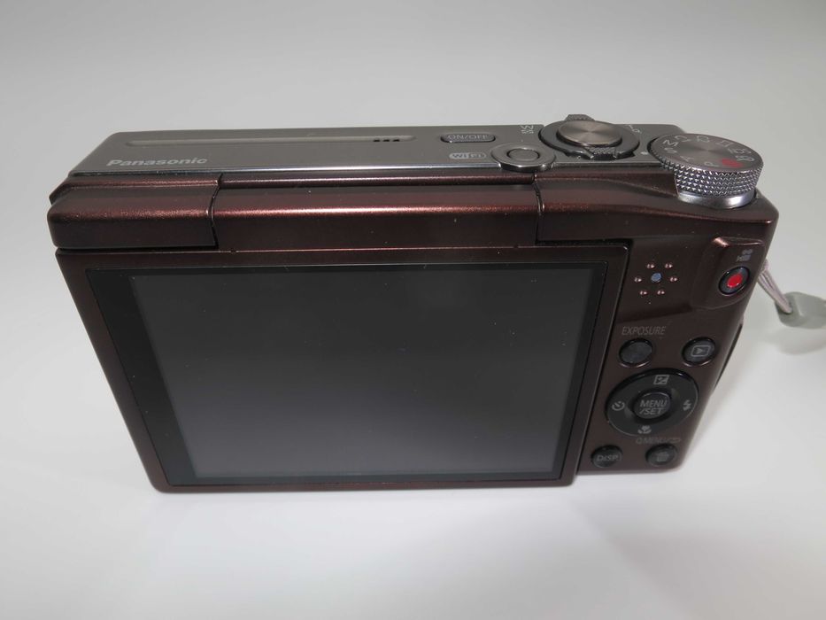 Panasonic Lumix TZ58 ултра компактен цифров фотоапарат с FULL HD, 18х оптичен зум, въртящ се дисплей за селфита, дигитална камера чисто НОВА