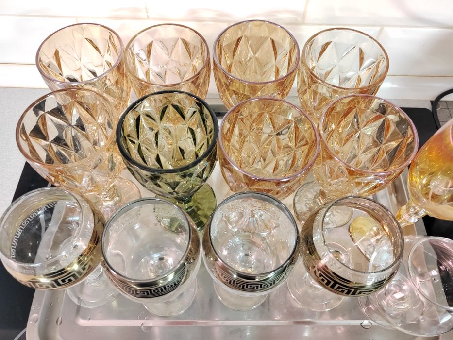 Фужеры золотое опыление