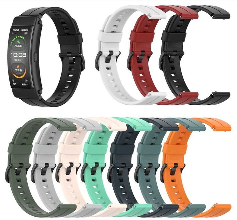 Нови, висококачествени, силиконови каишки за Huawei TalkBand B6 B3