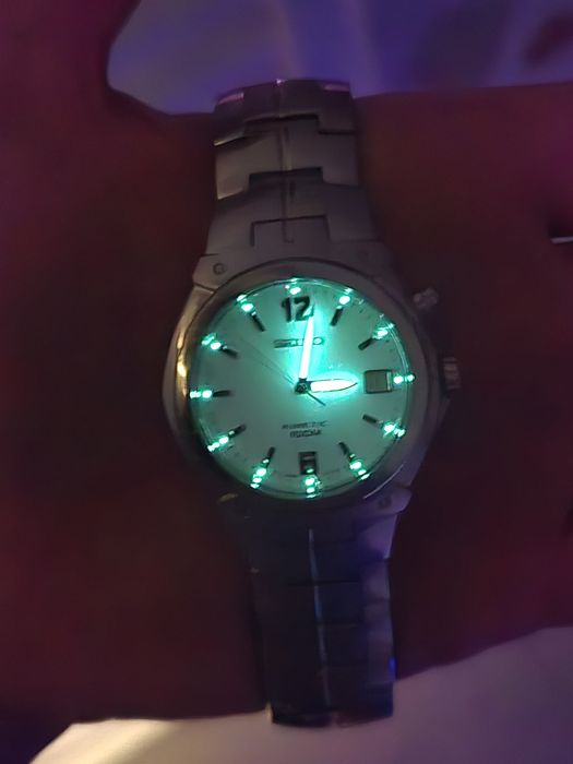 Seiko Kinetic 5M62-0AJ0 – Full Set – Stare foarte bună – Celulă de energie nouă