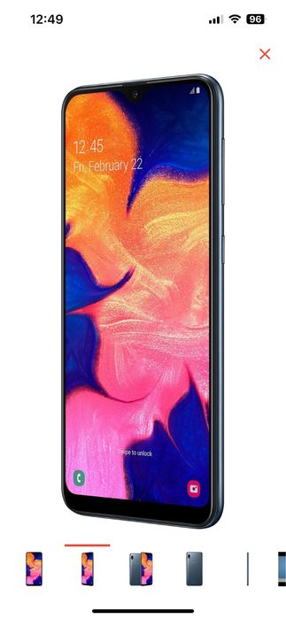 Продам телефон Samsung galaxy A10 2гб/32гб, черный.