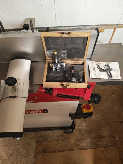 Rindeluitor + Abricht Axminster Craft AC250PT – stare impecabilă, foarte puțin folosit