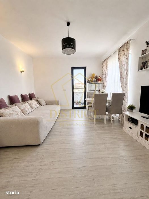 Apartament cu 2 camere si bucatarie inchisa, terasa de 17mp la etajul