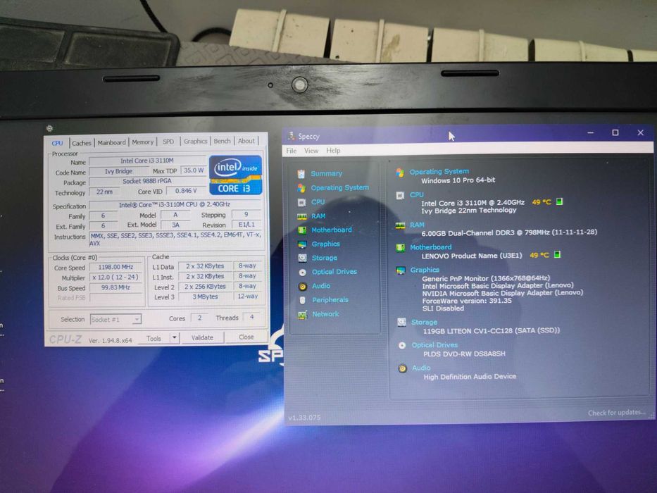Dezmembrez Lenovo G580-placa baza ok