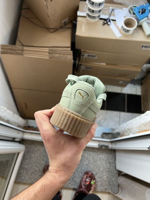 Puma x Fenty Creeper Phatty "Green Fog" 396813-02
