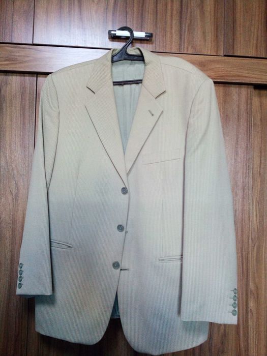 Мужской бежевый пиджак, шерсть, пр-во Германия.Размер 52