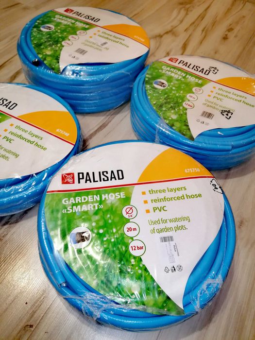 !АКЦИЯ!Tрислоен армиран PVC Маркуч за поливане с UV защита ПОЛША