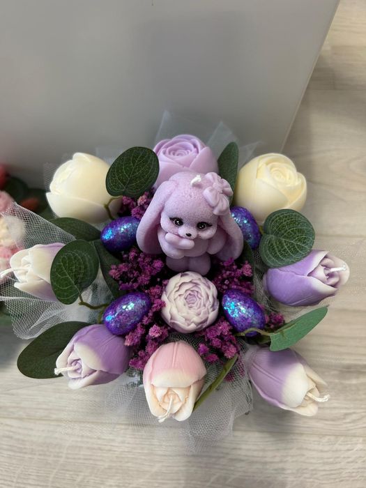 Aranjamente Paște din ceara de soia