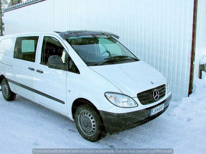 parasolar parbriz mercedes vito ,oglinzi cromate,deflector capota