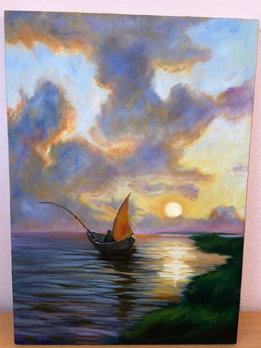 Okean suvni boyida ketayotgan kema