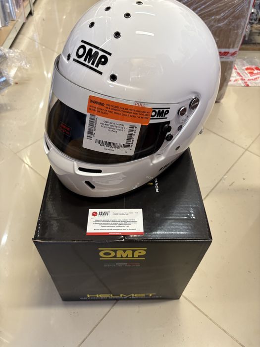 Каска OMP GL-R MY2022 Fia Hans Sco-0799-b91-020-L