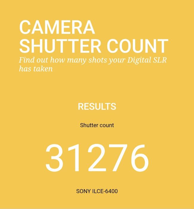 Sony A6400 (31k cadre) + Sony 16-50mm