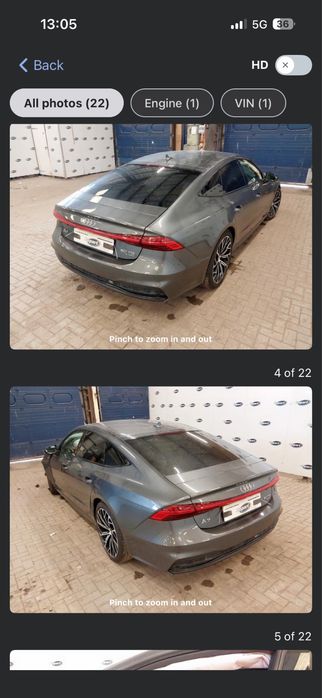 Audi a7 2019 3.0 дизел На части