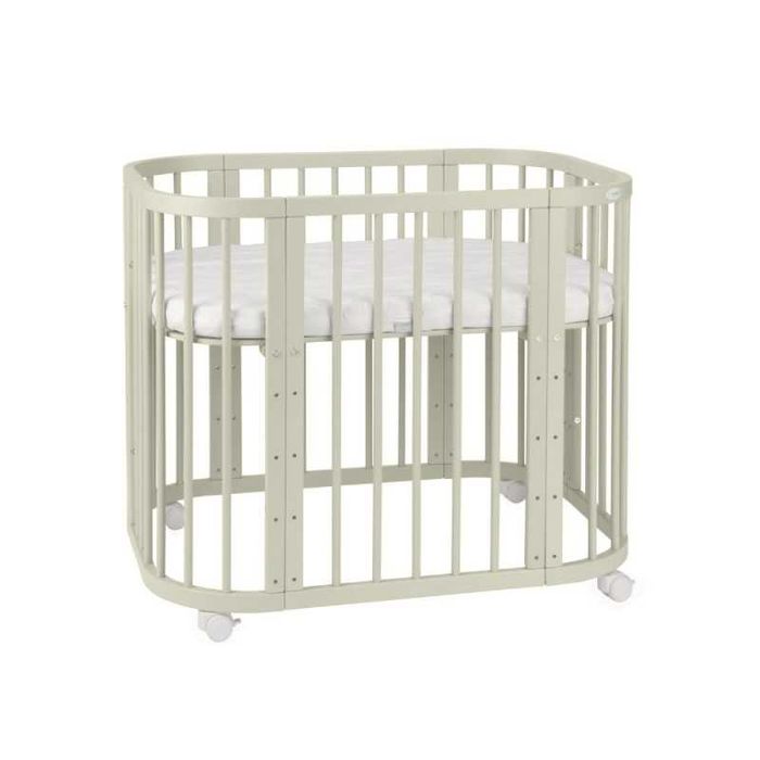 Кошара за Бебе, Детско Легло Смарт 5в1 и Матрак - Цвят Olive
