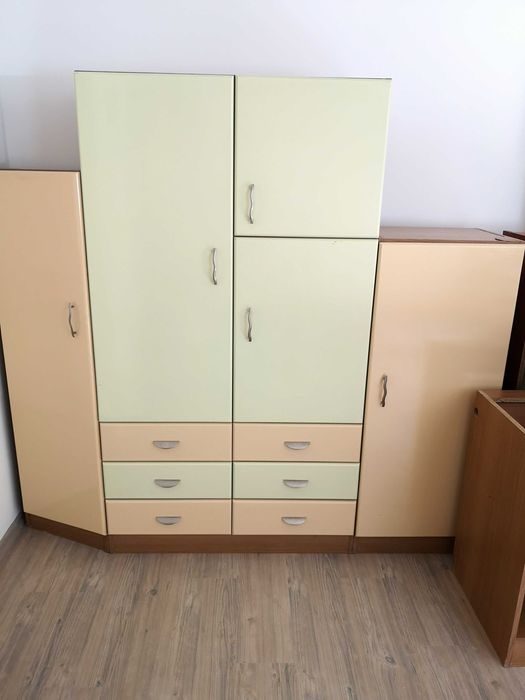 Мебели за детска стая / спалня гардероб шкаф скрин бюро основа легло