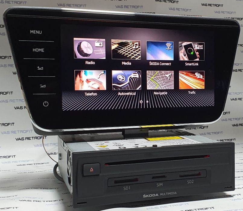 Navigatie SKODA Superb COLUMBUS MIB 2.5 Display 9 Skoda SUPERB 3