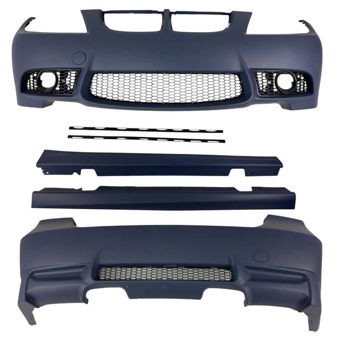 М3 пакет брони за BMW E90 седан (05-08) с отвори за халогени, бмв е90