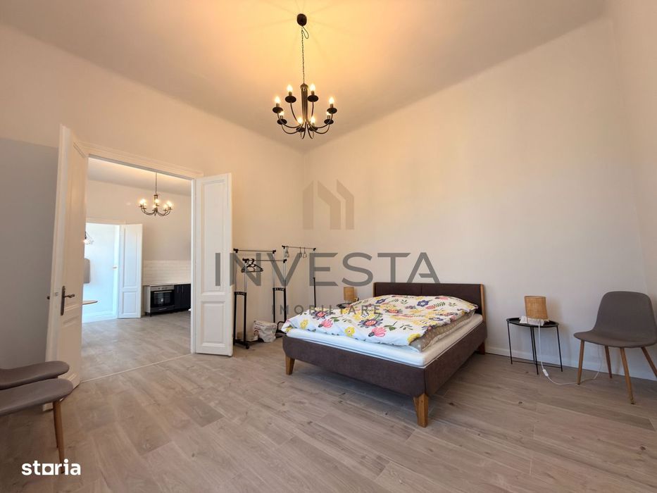 Apartament cu 3 camere si balcon, in Centru, langa Tribunal!