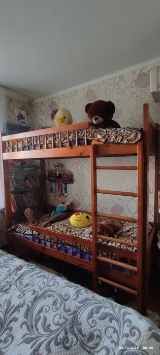 Двухъярусная кровать, дерево