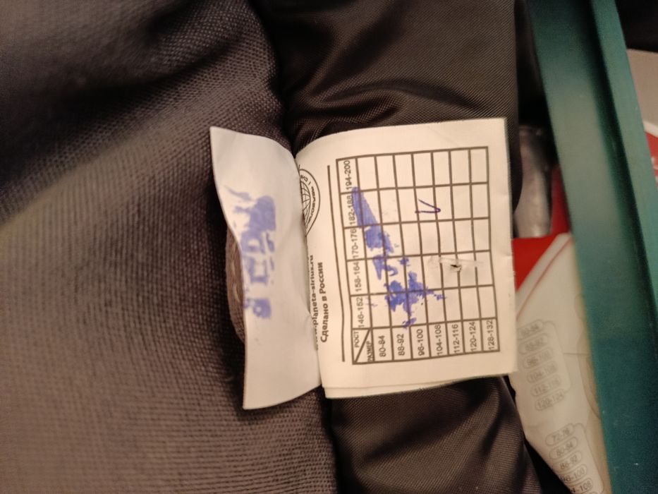 Зимняя спецовка .