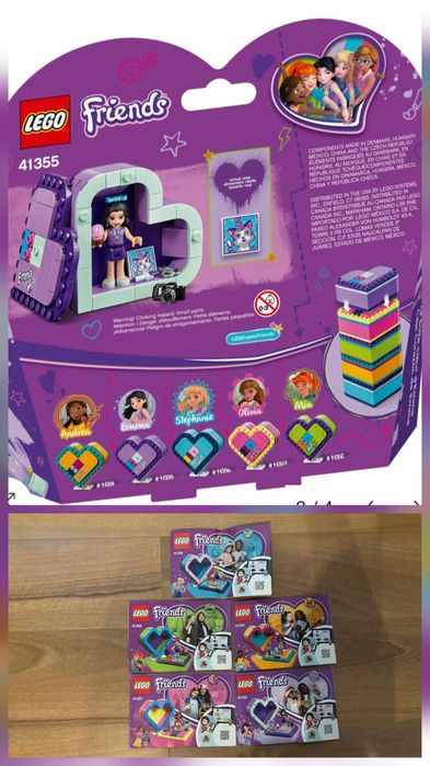 Lego friends Cutii in forma de inima