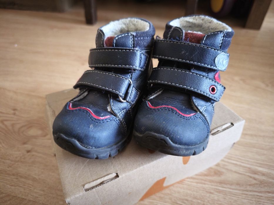 Детски боти "Колев и Колев", естествена кожа, 22 номер