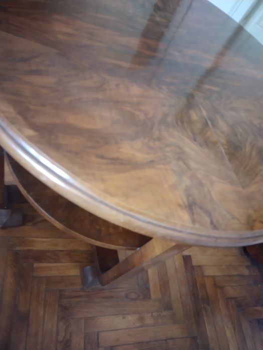 Masa Art Deco lemn de nuc h76/80