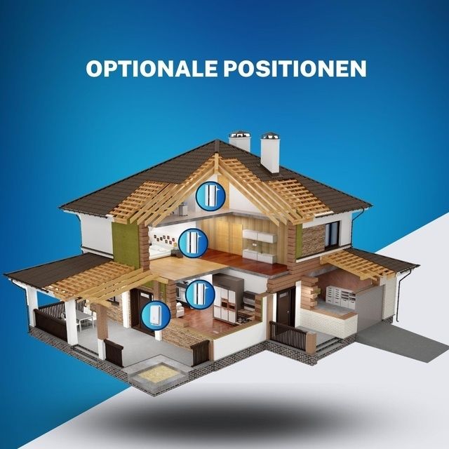 Sonerie wifi fără baterie,  3 receptori