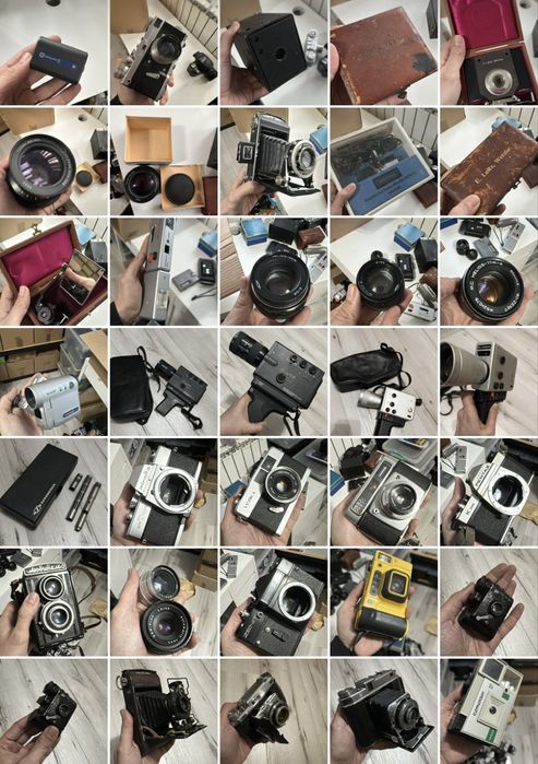 Aparat foto Minolta + optica din anii ‘80