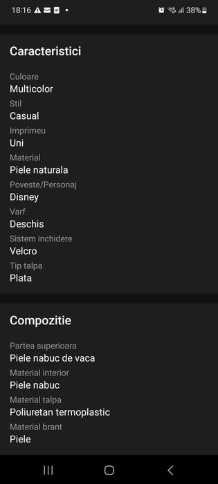 Sandale fetite  marime 27