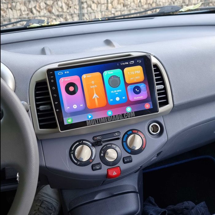 Nissan Micra K12 2002 - 2010 Мултимедия Навигация Android