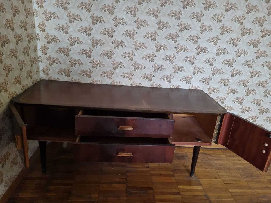 Невероятный антикварный трельяж с зеркалом размером 120х46х50