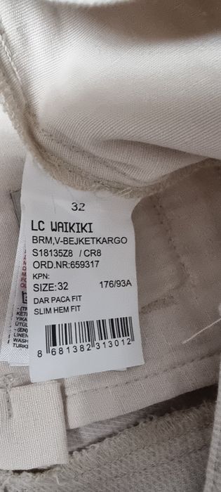 Pantaloni bărbați și. Bumbac și in