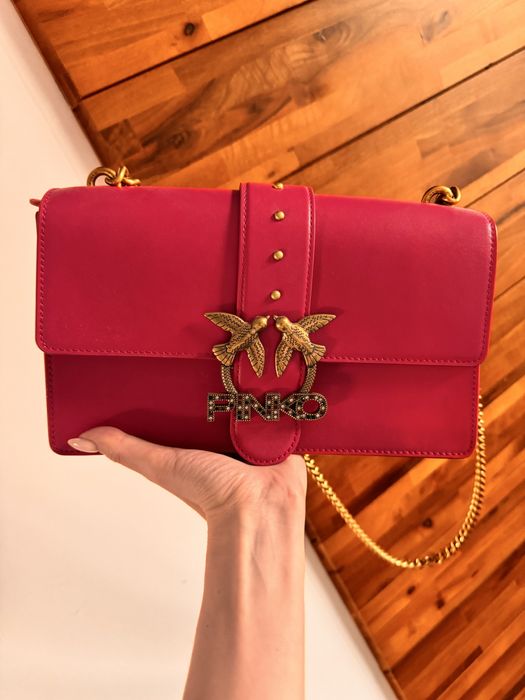 Чанта Pinko в циклама