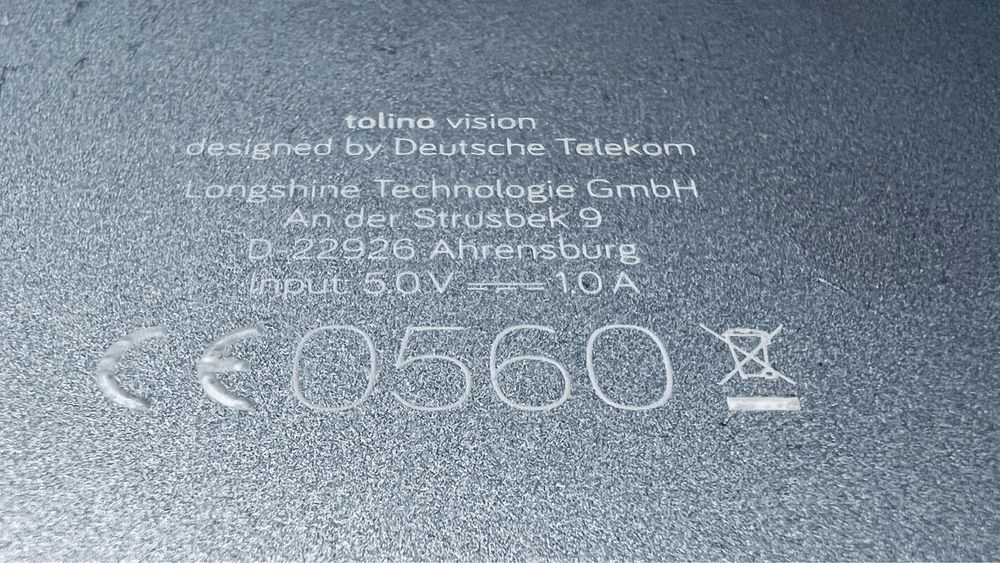 Четец / електронна книга Tolino Vision 1