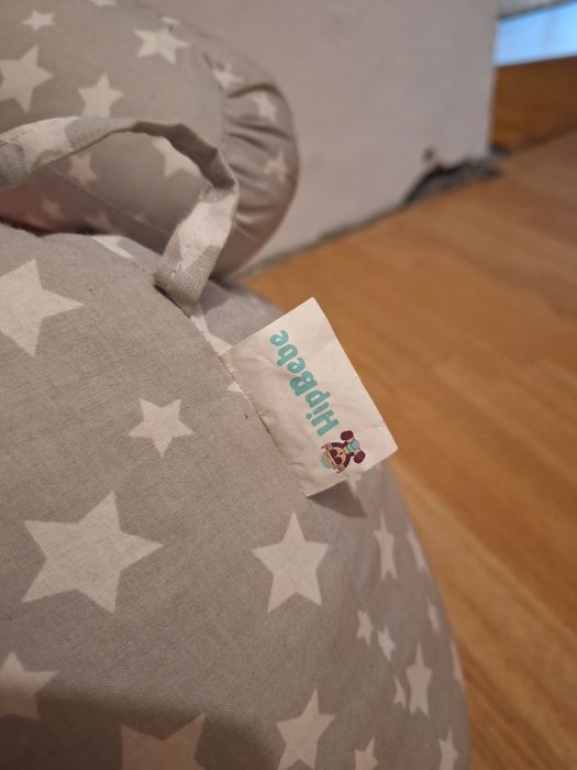 Барбарон за бебе сиво розово