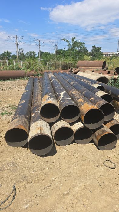 Vand teava metalica stare buna 406x8 protectie subtraversarea 190 lei