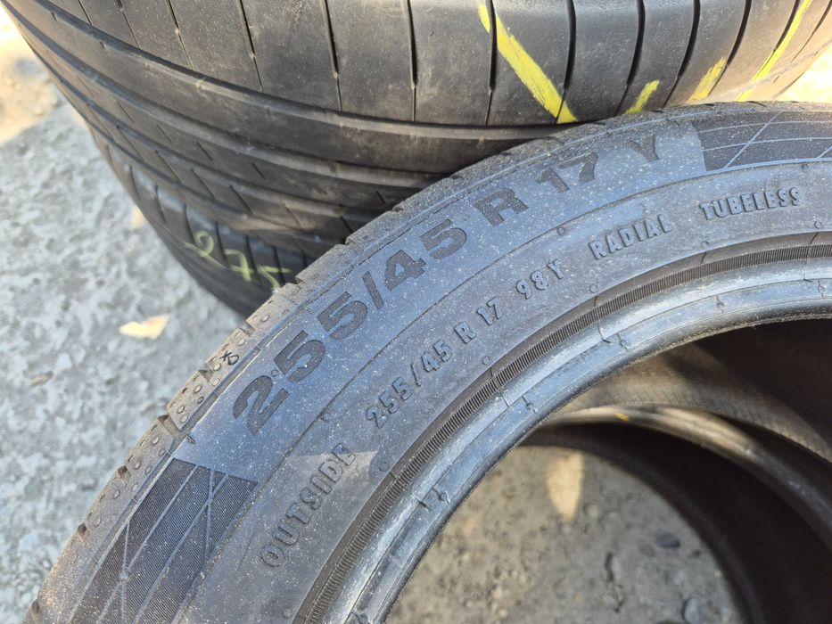 2 Anvelope de VARA - 255/45/17 98Y - Continental Conti Sport Contact 5 - Stare F BUNA - DOT 2020 !