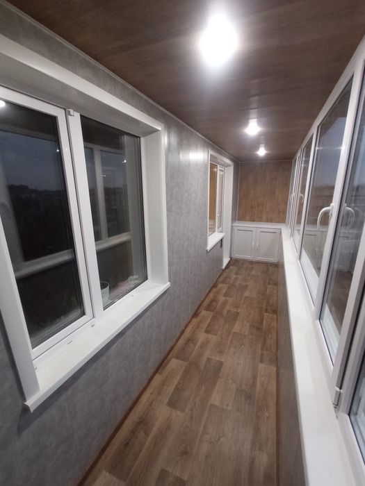 Балкон под ключ, пластиковые Окна