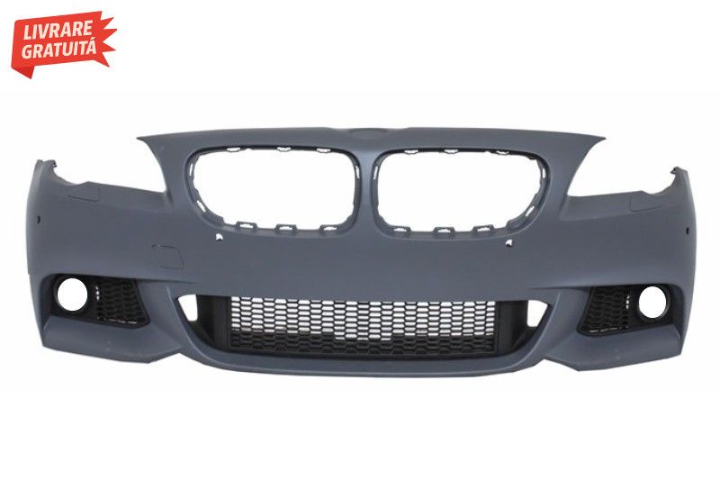 Bara Fata BMW Seria 5 F10 F11 (2011-2014) M-Technik Design cu Grile Ce