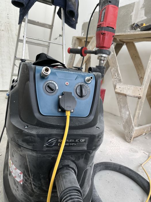 Сухое алмазное сверление!