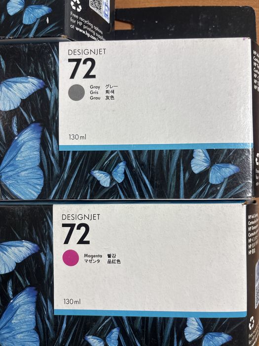 Продам картриджи hp designjet 72