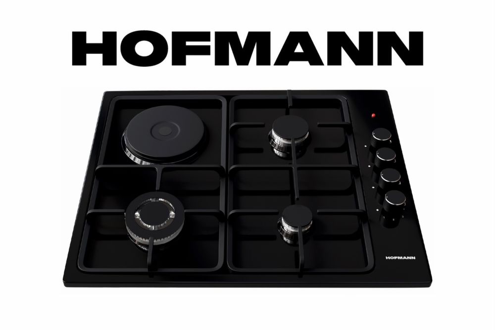 HOFMANN 4в1 Холодильник Вытяжка Духовой шкаф Варочная Панель Доставка