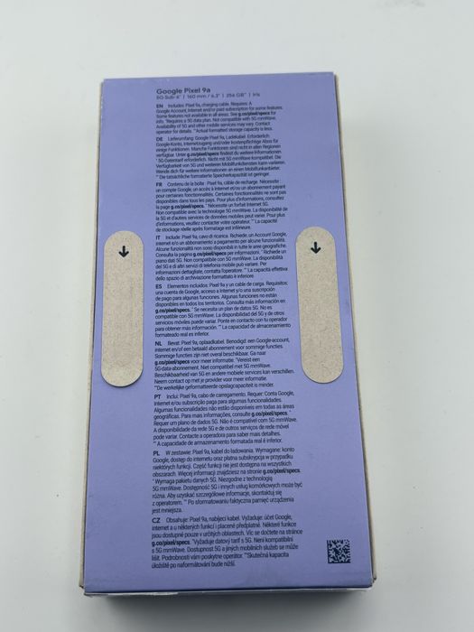 Google Pixel 9a, 256GB, 8GB RAM, 5G, Iris, SIGILAT