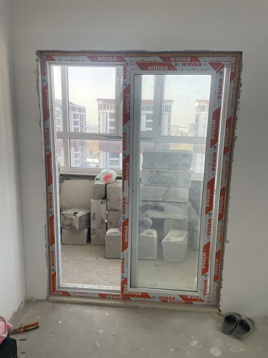 Пластик терезе есік