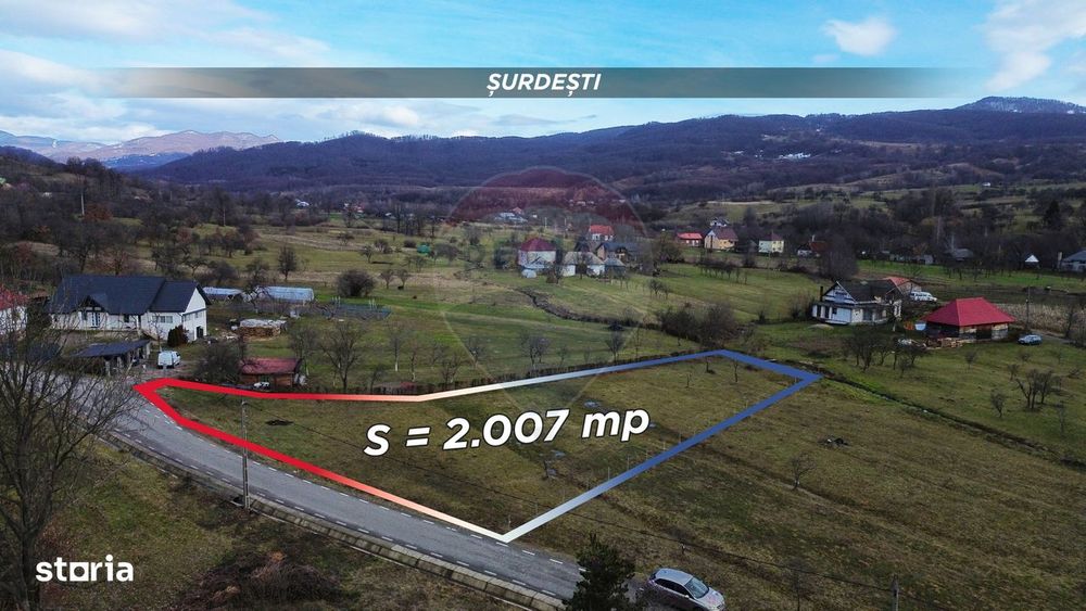 Teren intravilan de vanzare Șurdești