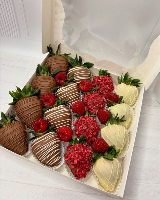 клубника в шоколаде