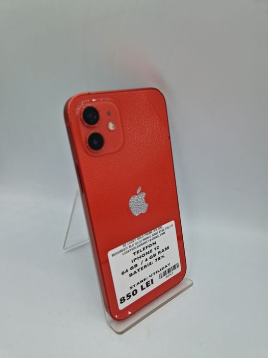 IPHONE 12 64 GB / 78% BATERIE GARANTIE ! #44963